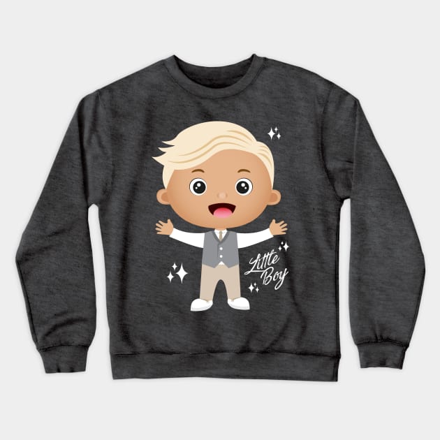 Little Boy Crewneck Sweatshirt by Riczdodo